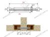102-02-20-402 Дюбель Mesan двусторонний L25/34мм d5мм (для плиты 16мм) <1000/3000> превью 2