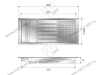 105-83-53-309 Лоток для ножей Mesan TrayBond,5 больш.+6маленьких  (Ш206,5ХГ480-444хВ45) антрацит <2/10> превью 5