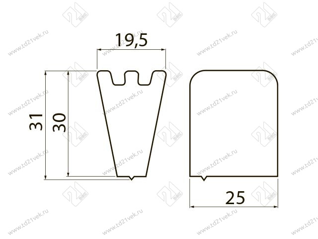 GZ-GANZA-1-10 Ручка-кнопка GANZA, белый глянцевый  <25> 2