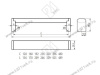 UZ-682128-06 ручка мебельная UZ-682 C=128, шлифованная сталь <15> превью 2