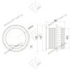 AE-BPW1S2UCH-80 удлинитель настольный charger врезной - 1 розетка schuko, usb 5v2a, кабель 1,5м, цвет серебро <1> превью 2