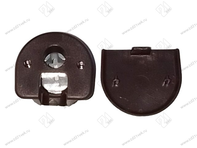 ACKRF016 Стяжка RAFFIX DUO d20*H12,5 мм с эксцентриком для плиты 16 мм, коричневая 2
