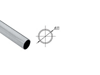 Штанга d=25мм х 0,6мм, L=3м, круглая (вес 0,9 кг.)  <10>
