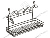 MX-420 BL Полка комбинированная, Д390 Ш185 В265, черный матовый <8> превью 1