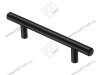 R-3020-128 BL Ручка-рейлинг D=12мм, 128 мм, матовый черный <20/100> превью 1