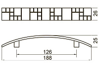 Скоба "Оскар" 5328-09/96 (медь) <25/200>