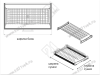 S-5159-A-16 Посудосушитель двойной с 1 поддоном (антрацит), ширина 600 мм (560х295-345) <1> превью 3
