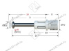 102-02-33-403 Дюбель Mesan Dufix L11/34мм d10мм (быстрый монтаж) <1000/4000> превью 2