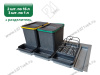 S-2564-A Система сортировки в базу 900 мм, Starax Order 2, (840-800x490-415x305 мм), антрацит превью 2