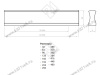 Профиль-ручка 160мм (L190мм) черный матовый превью 3