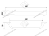 RS284BL.4/128 Ручка-скоба 128 мм , чёрный матовый <25> превью 2