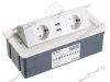 AE-PBSUC2GS-10 настольный уд-ль, встраиваемый soft(2х220 schucko,2хusb 2,1a,кабель 1,5м, белый) <1> превью 1