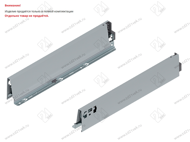 378M4502SA Z RE V20 R906 TANDEMBOX Antaro Царга-М (h83,6мм / L450мм) (R), светло-серый 2