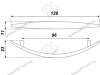 RS014SC.4/96(Ручка S1460/96 сатиновый хром <50> превью 2