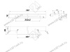 RT109SC.1/000/800 Ручка торцевая 704 мм матовый хром <20/30> превью 3