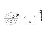 Шайба коническая, D-12мм  у цинк <22600>