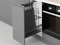 S-2899-A Выдвижная система для противней в базу 250 мм, Starax, (215х475х640) правая, антрацит