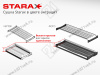 S-5171-CP-16 Сушилка для посуды с поддоном, 450 мм, для 16 ДСП, Starax, 410х295-345 мм, нержавеющая сталь (комплект посудосушителей) превью 2