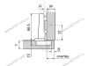 71B3550MB V250NI (HK-XS)Петля BLUMCLIPtop 110*BLUMOTION(с доводчиком)(для АVENTOS HK-XS) <250> превью 2