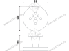 RC011SN.4 Ручка C1150 cатиновый никель <50/500> превью 2