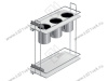 S-2651-C Бутылочница для столовых приборов, Starax, 2-х ярусная, (205х475х420 мм), хром, левая превью 2