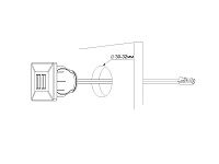 06.800.01.326 Источник питания стаб. напр. со встроенным 2хUSB CHARGE-K, max. 3,4A, провод 2м c LED кон., 37х37х31.3мм, серебристый