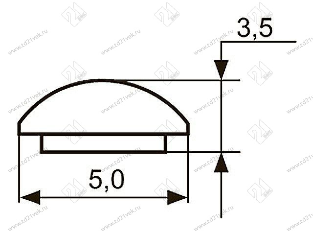 Декор "Sal-M 1" <5мм> (золото) sari <200/1000> 2