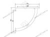 MF_110_NM Кронштейн полки (175х17х185) мат.никель<24> превью 2