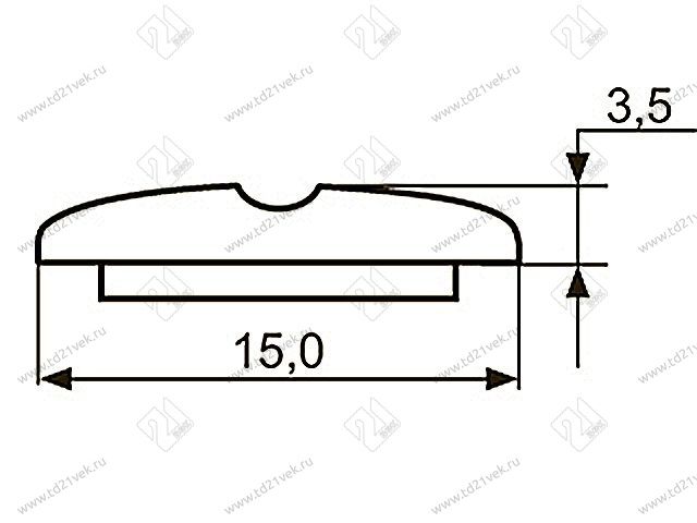 Декор "Sal-M10" <15мм>(золото) sari <125/500> 2