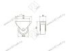 Опора колесная 102  нагрузка - 20 кг d=32, h=40 <200/1000> превью 2