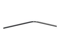 S-4051-A Угловой соединитель для рейлинга, Starax, (16х290х370 мм), антрацит
