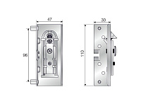 105-02-24-403 Подвес Mesan 3D(угловой) 2мм (под присадку)(2подв.+2пласт.+крепеж)цинк <25>