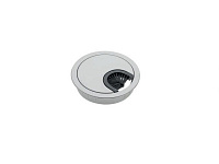 Заглушка кабель-канала PM-LBFI60-01, GTV, круглая, d60, металл, хром