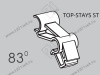 STW83 / 0017313 Ограничитель угла открывания до 83° для TOP-STAYS ST <1/> превью 1