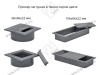 Заглушка кабель-канала, 66х66х22мм, d60мм, черный превью 5