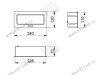 AE-PBSUC2GS-10 настольный уд-ль, встраиваемый soft(2х220 schucko,2хusb 2,1a,кабель 1,5м, белый) <1> превью 3