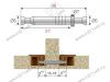 102-02-21-402 Дюбель Mesan двусторонний L27/36мм d5мм (для плиты 18мм) <1000/3000> превью 2