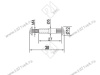 Стяжка межсекционная d=5 M4x30мм  никель KF-02-430  <2500/4000> превью 2