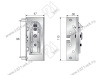 105-02-24-403 Подвес Mesan 3D(угловой) 2мм (под присадку)(2подв.+2пласт.+крепеж)цинк <25> превью 3