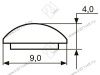 Декор "Sal-M 4" <9мм>(золото) sari <100/400> превью 2