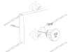 06.800.01.350 USB-розетка, врезная, 1USB-A:+1Type-C 5V/3А, встраиваемая, входное напряжение 12В, серебристый, 37х27.5мм превью 3