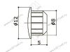 Заглушка d=8мм №18 (орех-темный)<1000>коробка превью 2