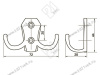 KR0020 AC Крючок античная медь <70/420> превью 2