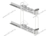S-2661-U-W Бутылочница 150, Starax, направляющие Blum Tandem, (108х475х556 мм), выдвижение правое, белая превью 2