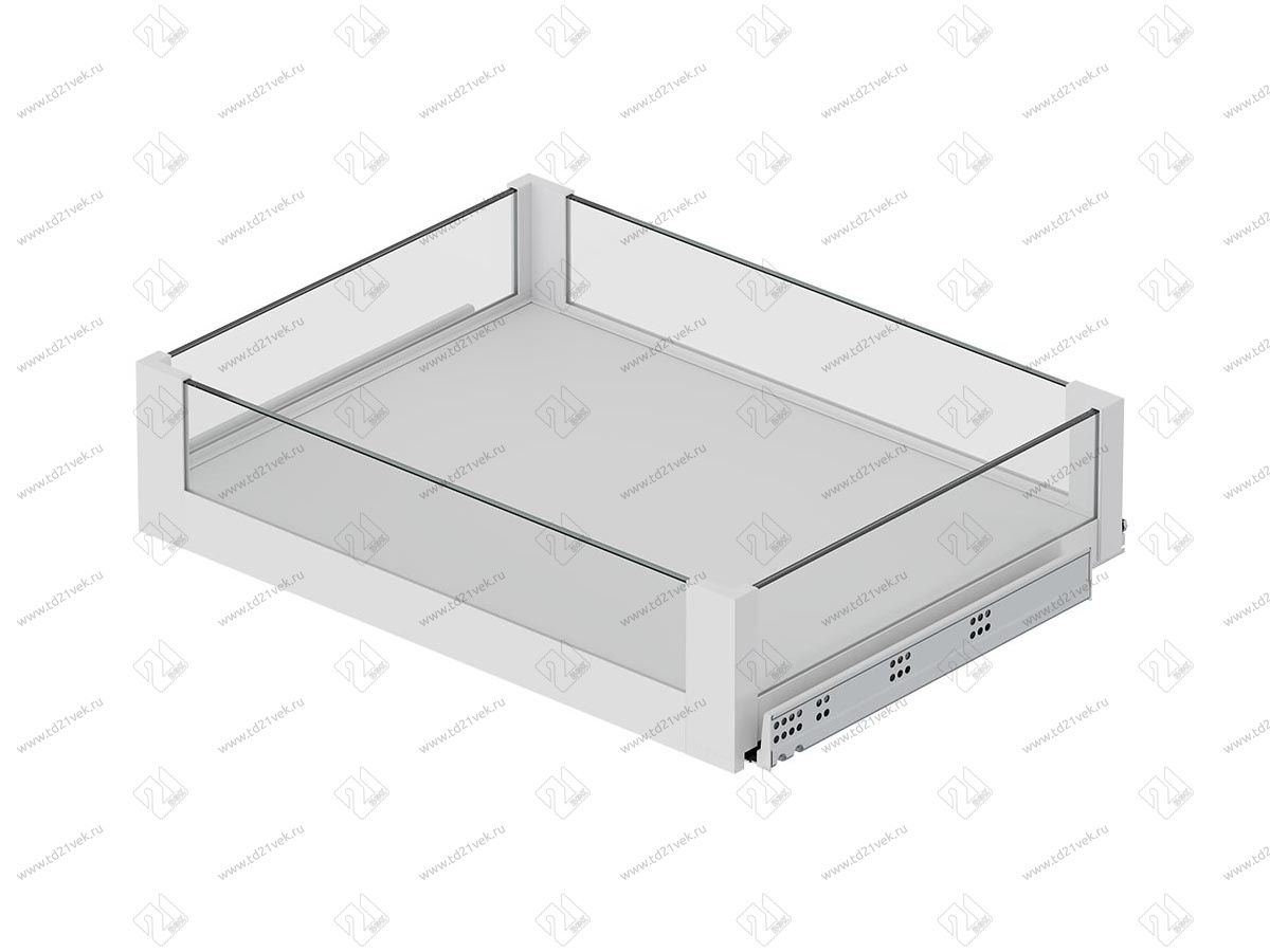 S-2336-Р-W Выдвижная корзина для распашных фасадов Starax шир. 600 (564х475х150 мм), премиум, белая 2