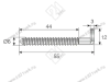 105-03-27-403 Крючок подвески Mesan d6*L55*H12мм сталь <500/1000> превью 2