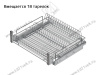 S-2031-C Сушка для посуды выдвижная в нижнюю базу 600 мм, Starax, направляющие Blum Tandem, с доводчиком, (560-580х520х185 мм), хром превью 2