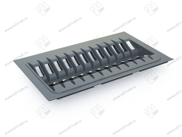 105-83-52-309 Лоток для тарелок Mesan TrayBond, 12шт.(Ш290хГ480-420хH45) антрацит <2/16> 1