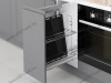 S-2891-C Выдвижная система для противней в базу 350 мм, Starax, (310х475х640) правая, хром превью 1