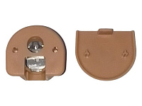 ACKRF016 Стяжка RAFFIX DUO d20*H12,5 мм с эксцентриком для плиты 16 мм, бежевая